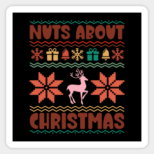 Nuts About Christmas Sticker